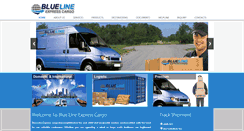 Desktop Screenshot of bluelineexpresscargo.com